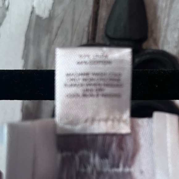 Ann Taylor Loft Linen Cotton slip dress pink ruffle spaghetti strap size 10 pink - Picture 4 of 16